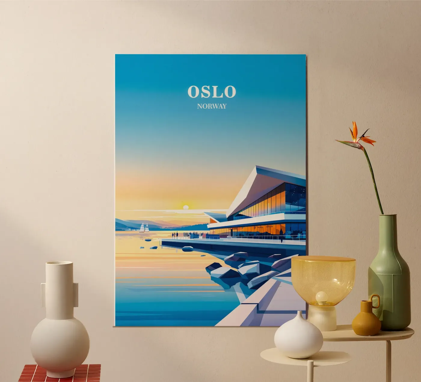 Oslo Norway poster da Travelstudio
