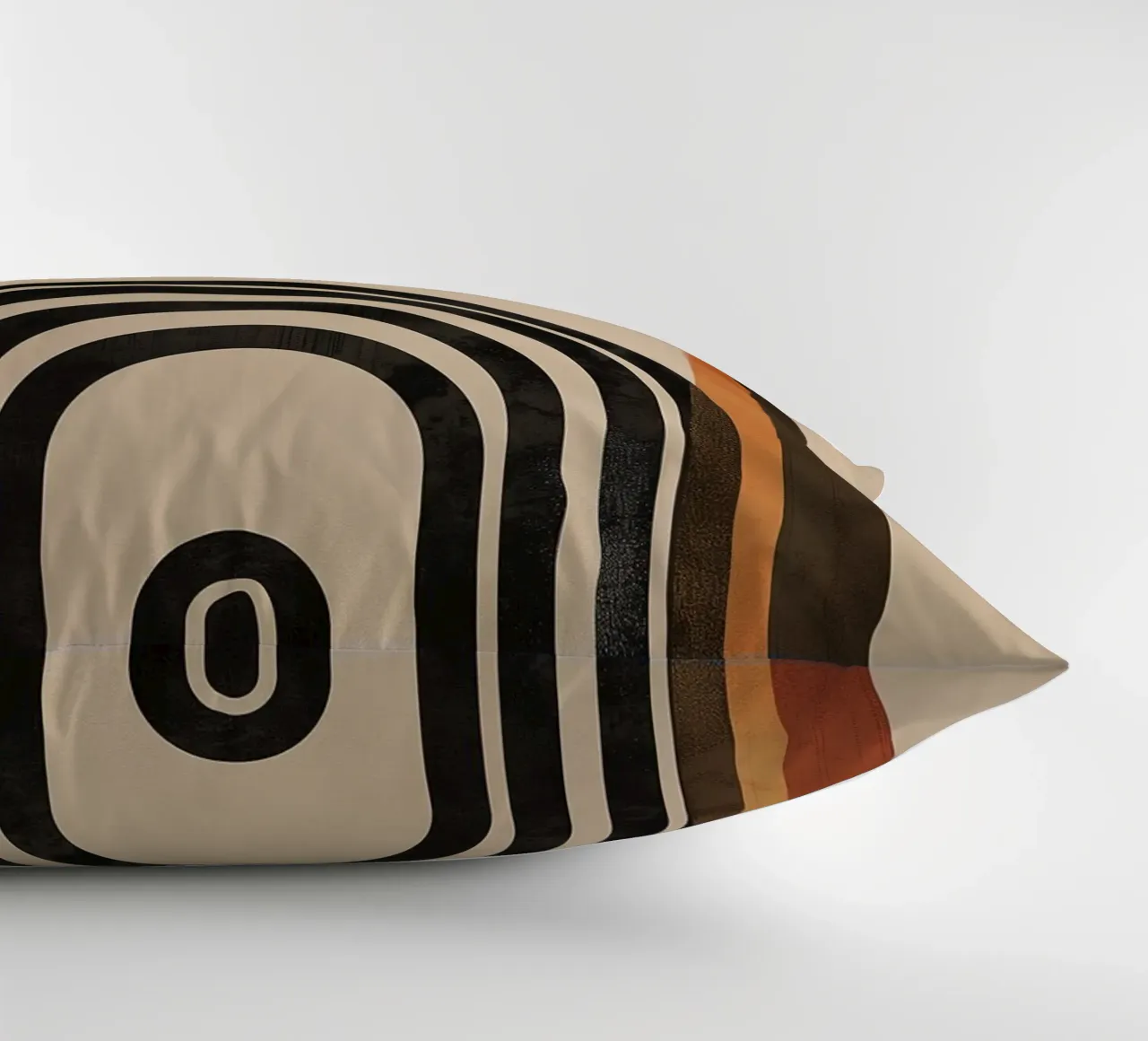 Design geometrico ad arco retrò cuscino da Whole©