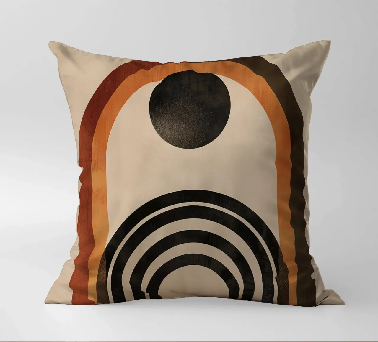 Design geometrico ad arco retrò cuscino da Whole©