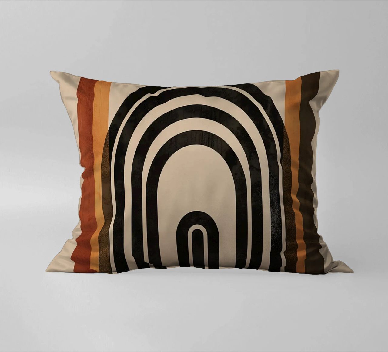 Design geometrico ad arco retrò cuscino da Whole©