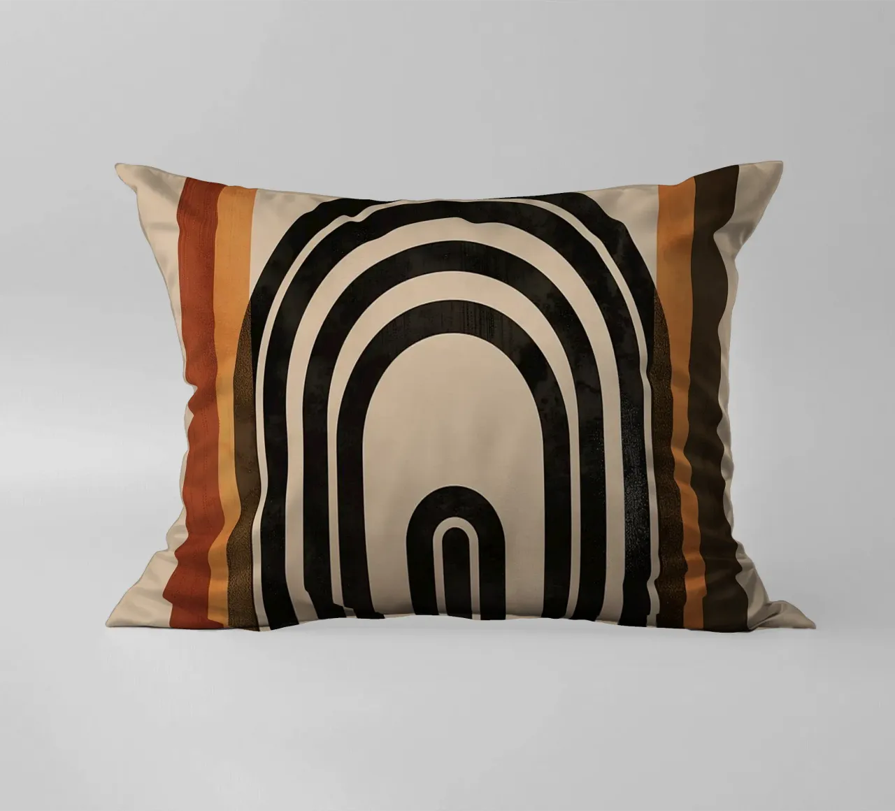 Design geometrico ad arco retrò cuscino da Whole©