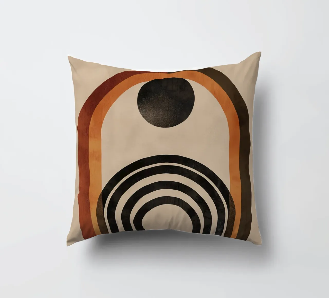 Design geometrico ad arco retrò cuscino da Whole©