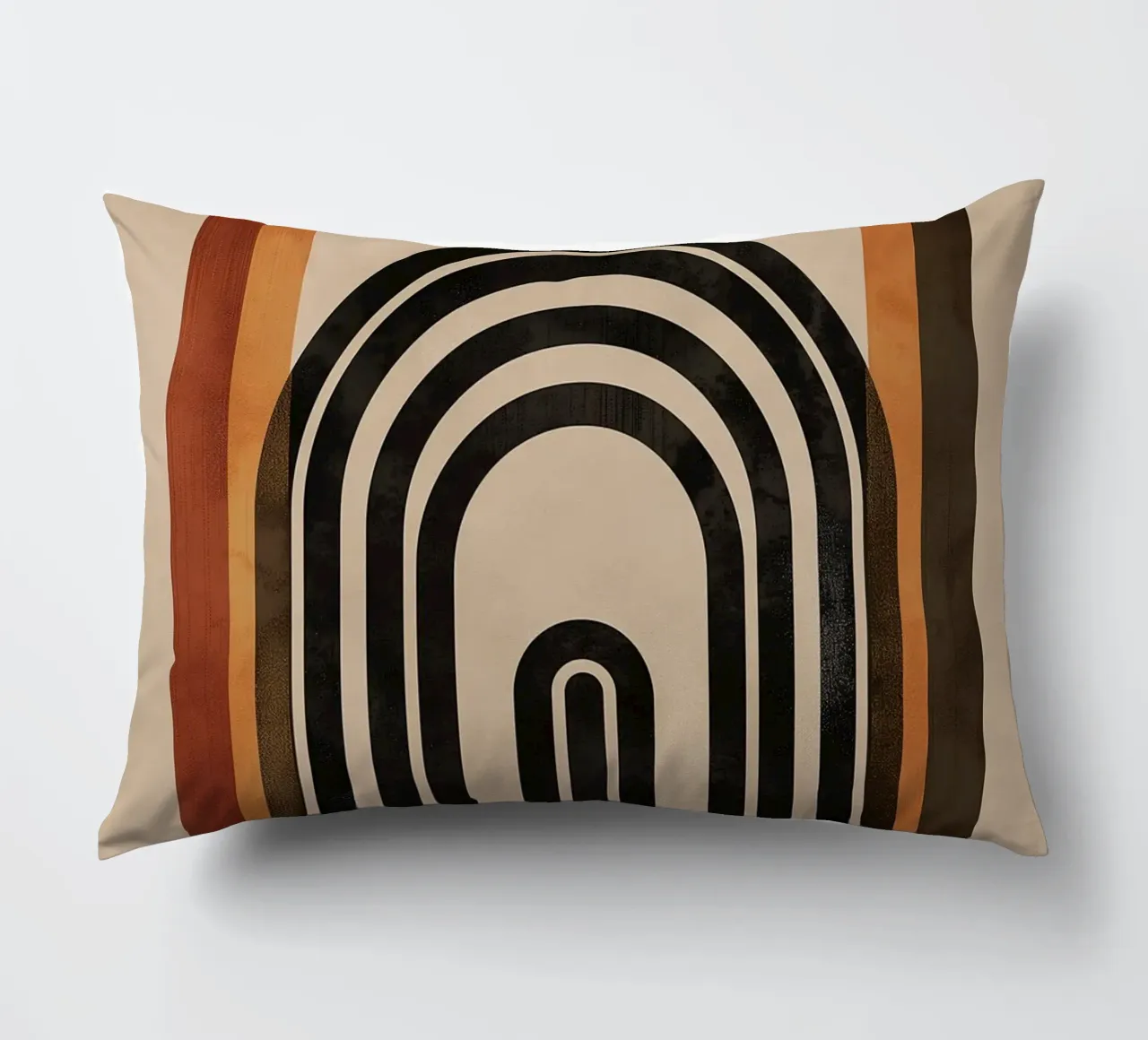 Design geometrico ad arco retrò cuscino da Whole©