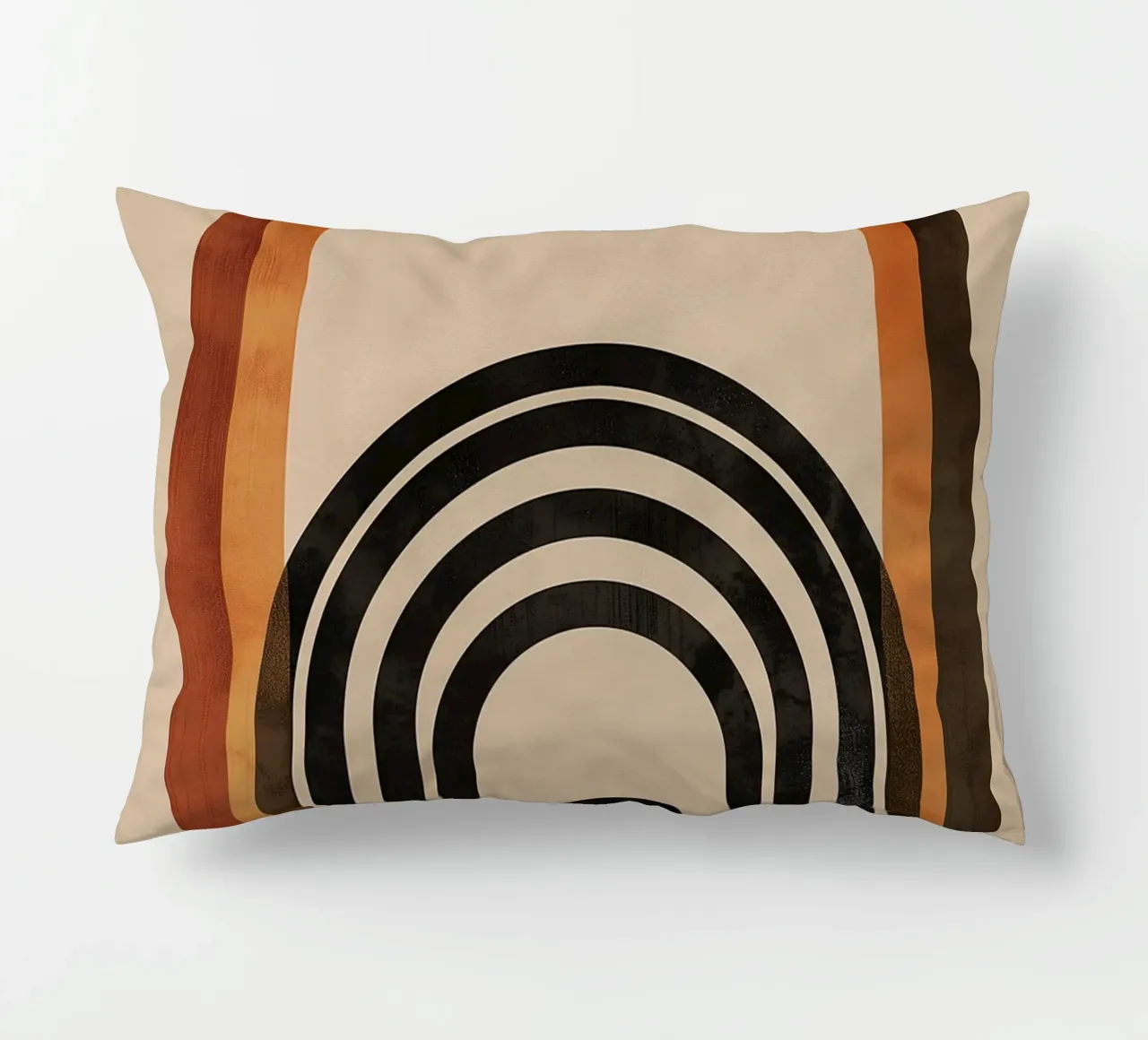 Design geometrico ad arco retrò cuscino da Whole©