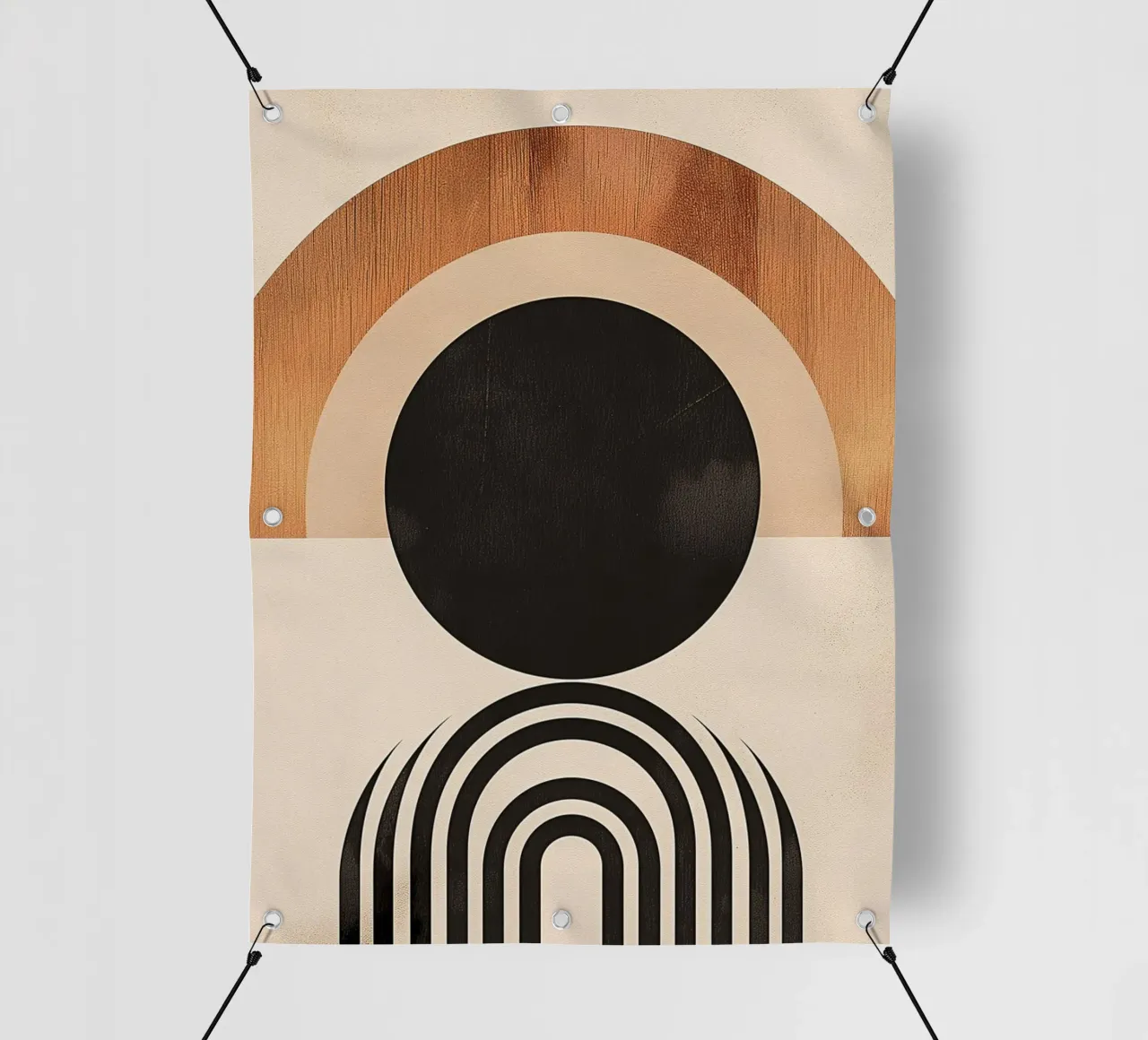 Arco geometrico minimalista telo in pvc da Whole©