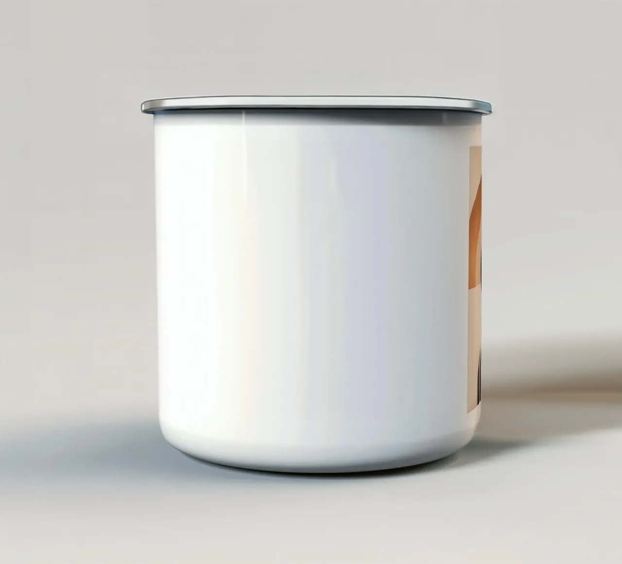 Arco geometrico minimalista tazza in smalto da Whole©