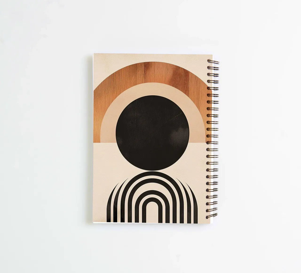 Geometric arch Minimalist spiral notebook by Whole©
