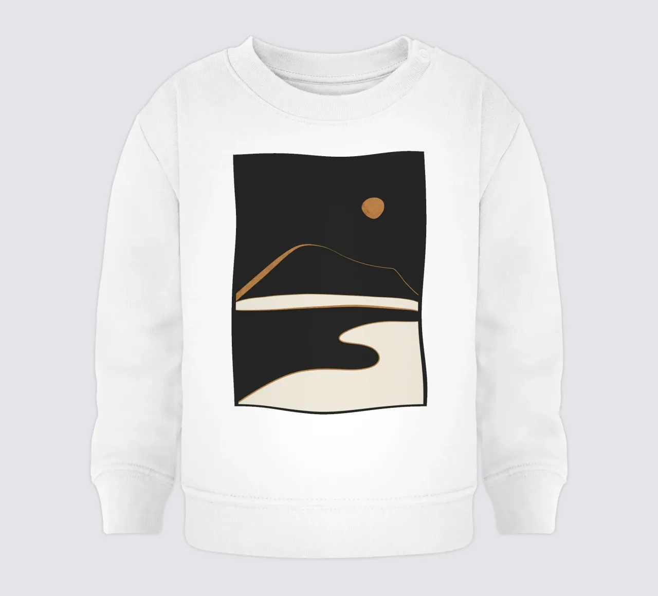 Paysage abstrait minimaliste sweat pour bébé de ThingDesign