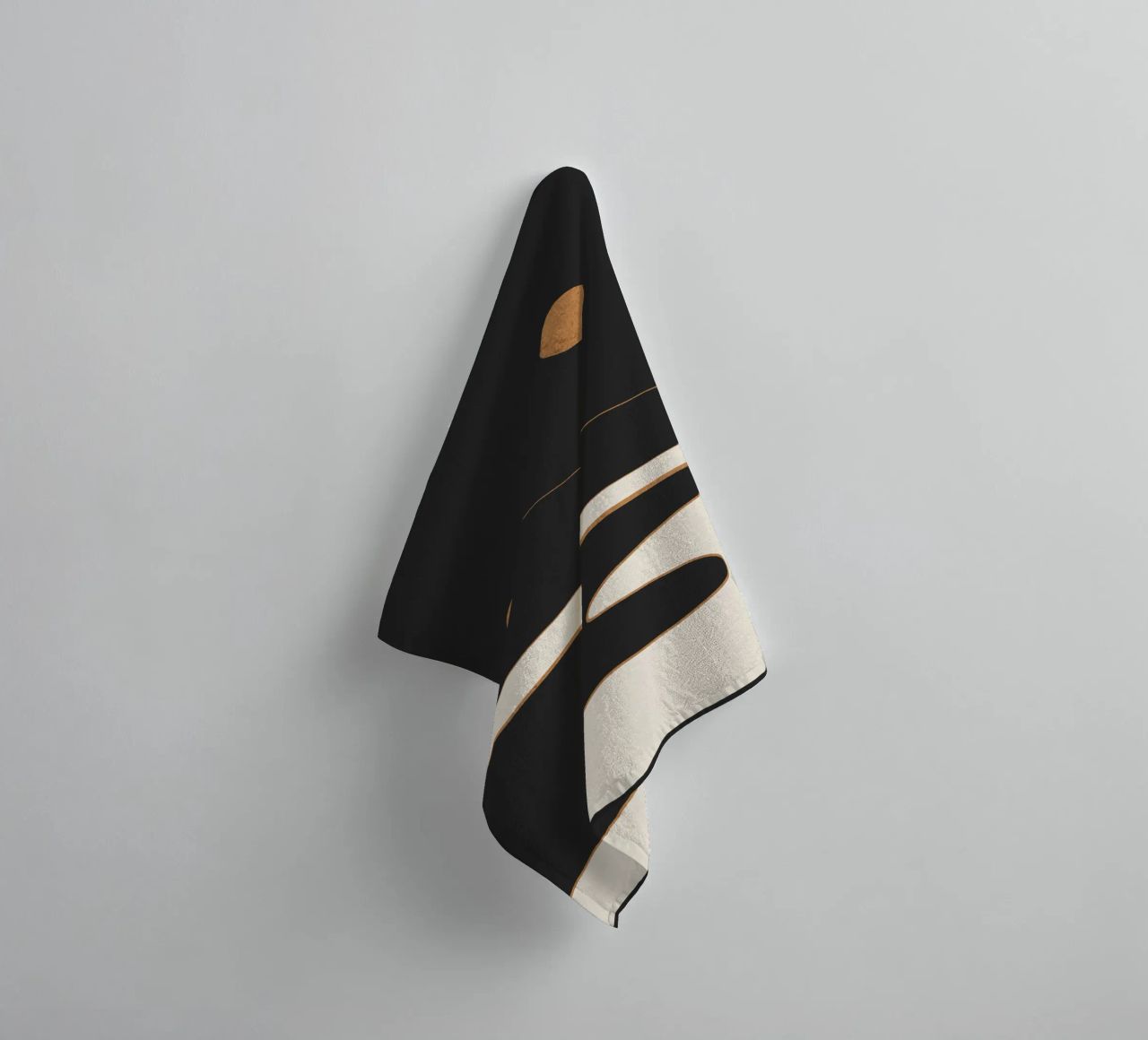 Minimalist Abstract Landscape towel by ThingDesign
