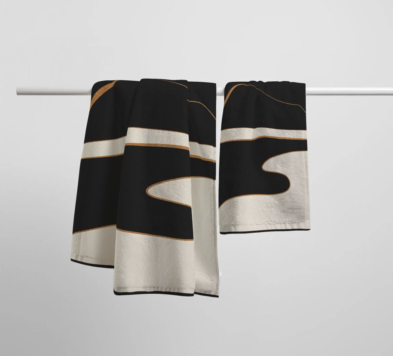 Minimalist Abstract Landscape towel by ThingDesign