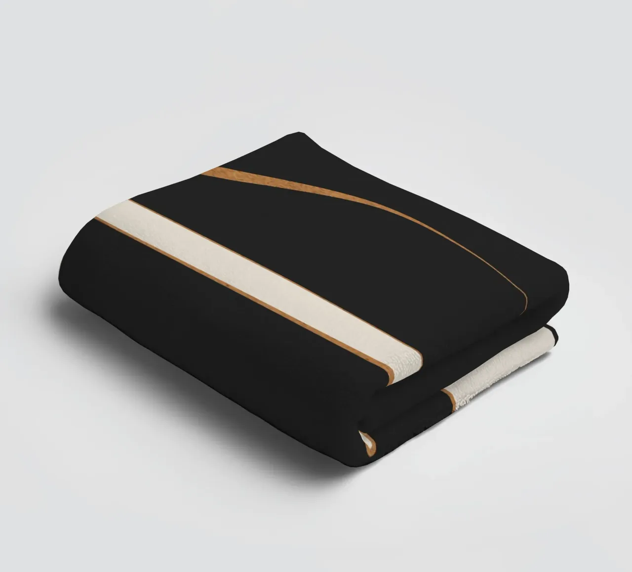 Minimalistisch abstract landschap badhanddoek van ThingDesign