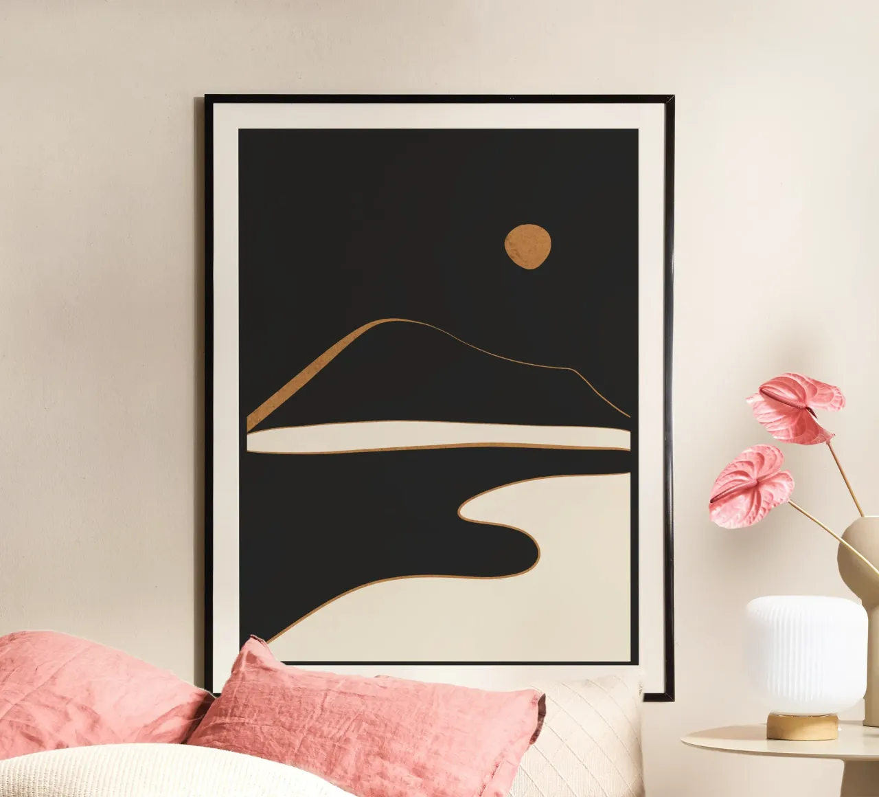 Paesaggio astratto minimalista poster da ThingDesign