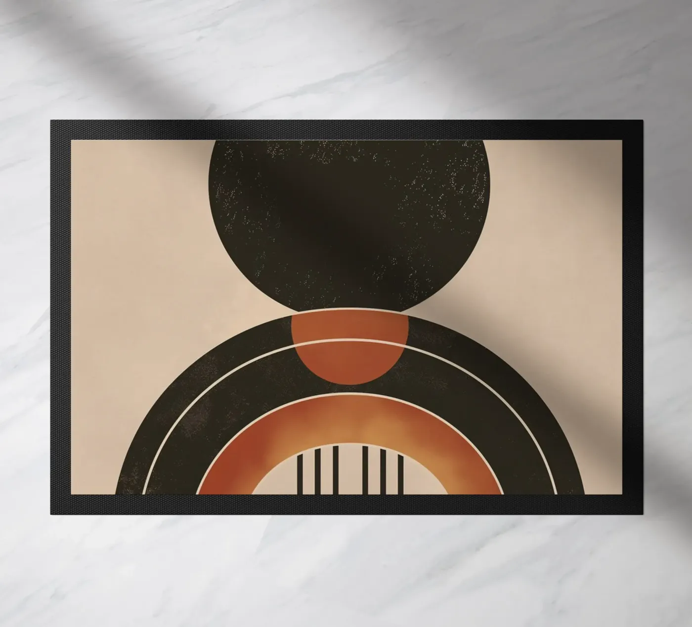 Abstract harmony doormat by Whole©