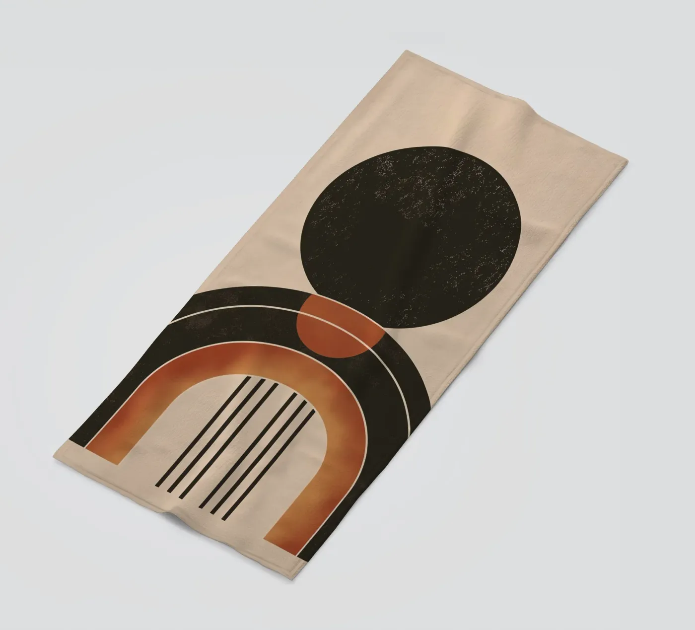 Abstrakte Harmonie Strandtuch von Whole©