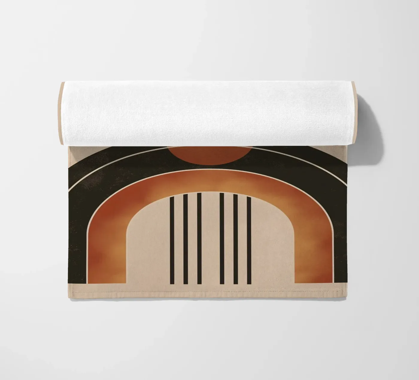 Abstrakte Harmonie Strandtuch von Whole©