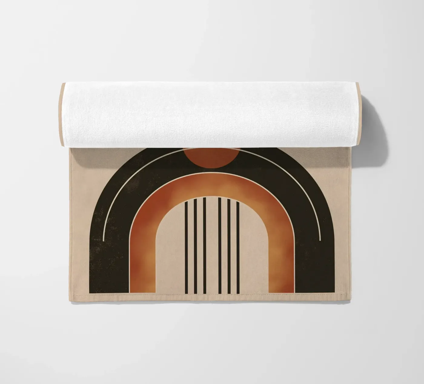 Abstrakte Harmonie Strandtuch von Whole©