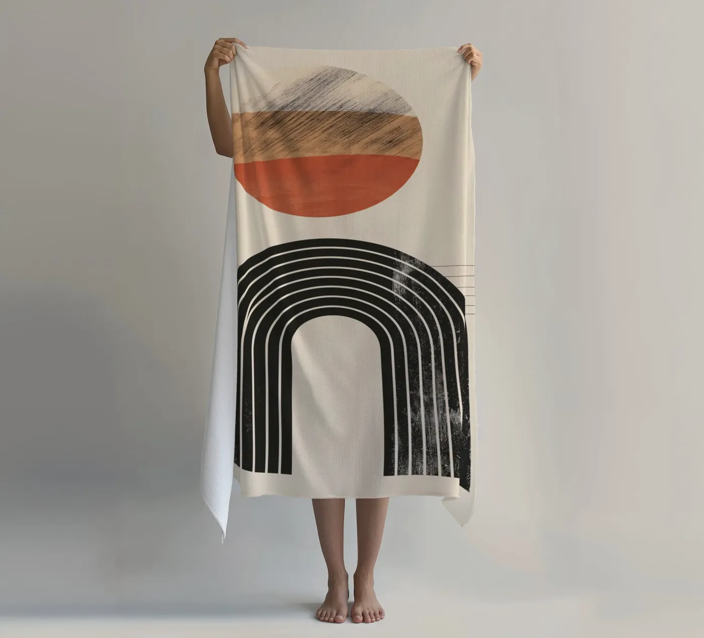 Equilibrio geometrico telo mare da Whole©