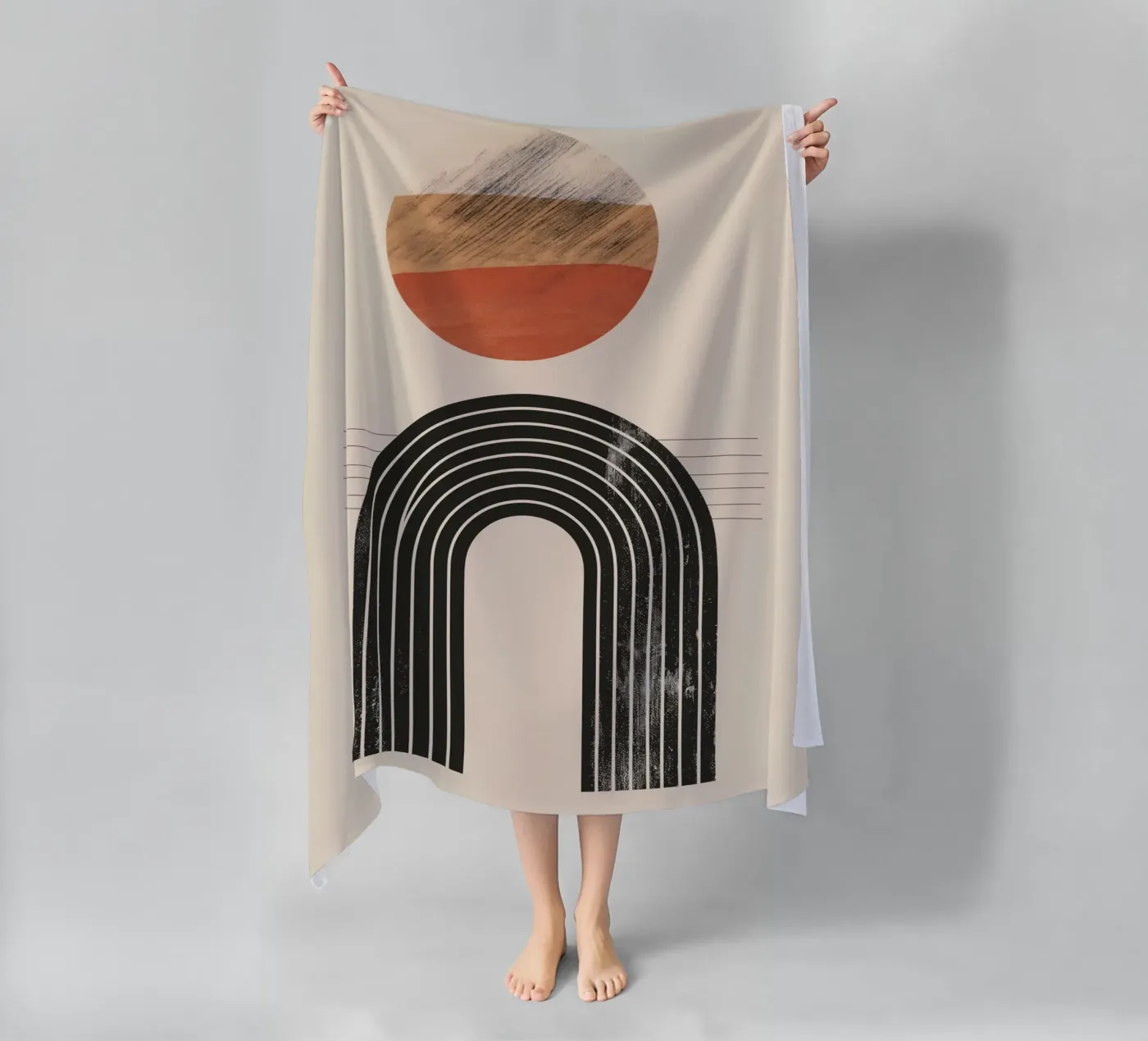 Equilibrio geometrico telo mare da Whole©