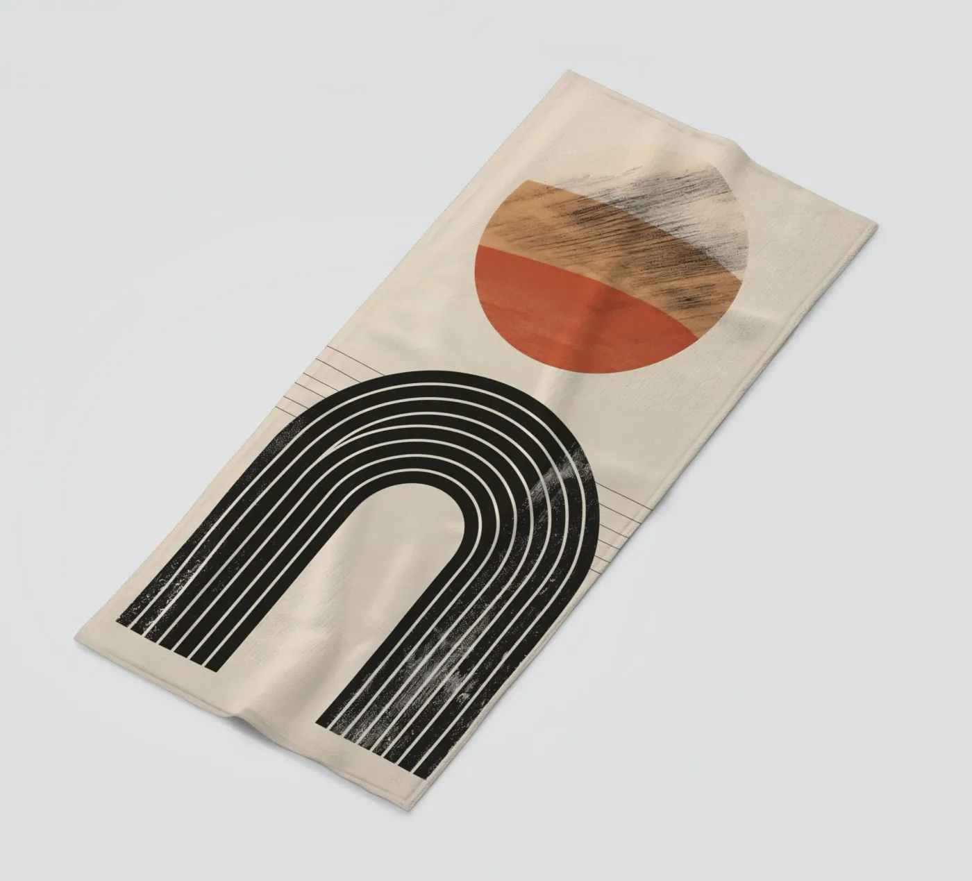 Equilibrio geometrico telo mare da Whole©