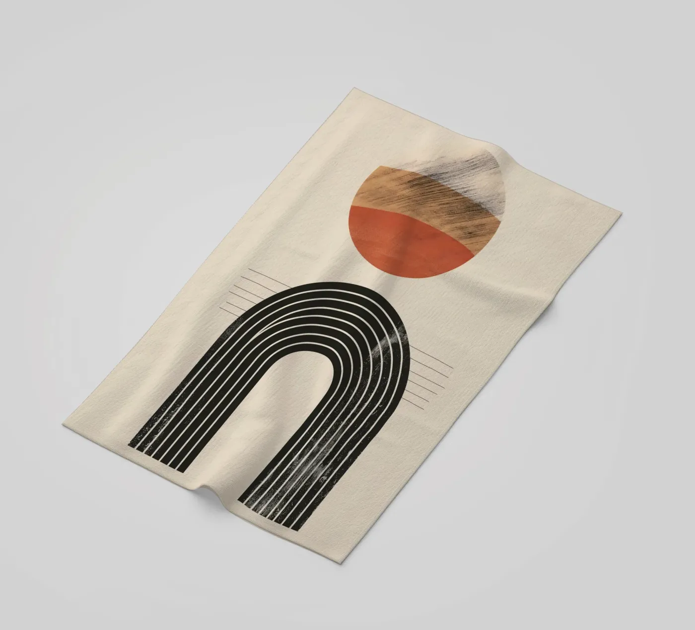 Equilibrio geometrico telo mare da Whole©