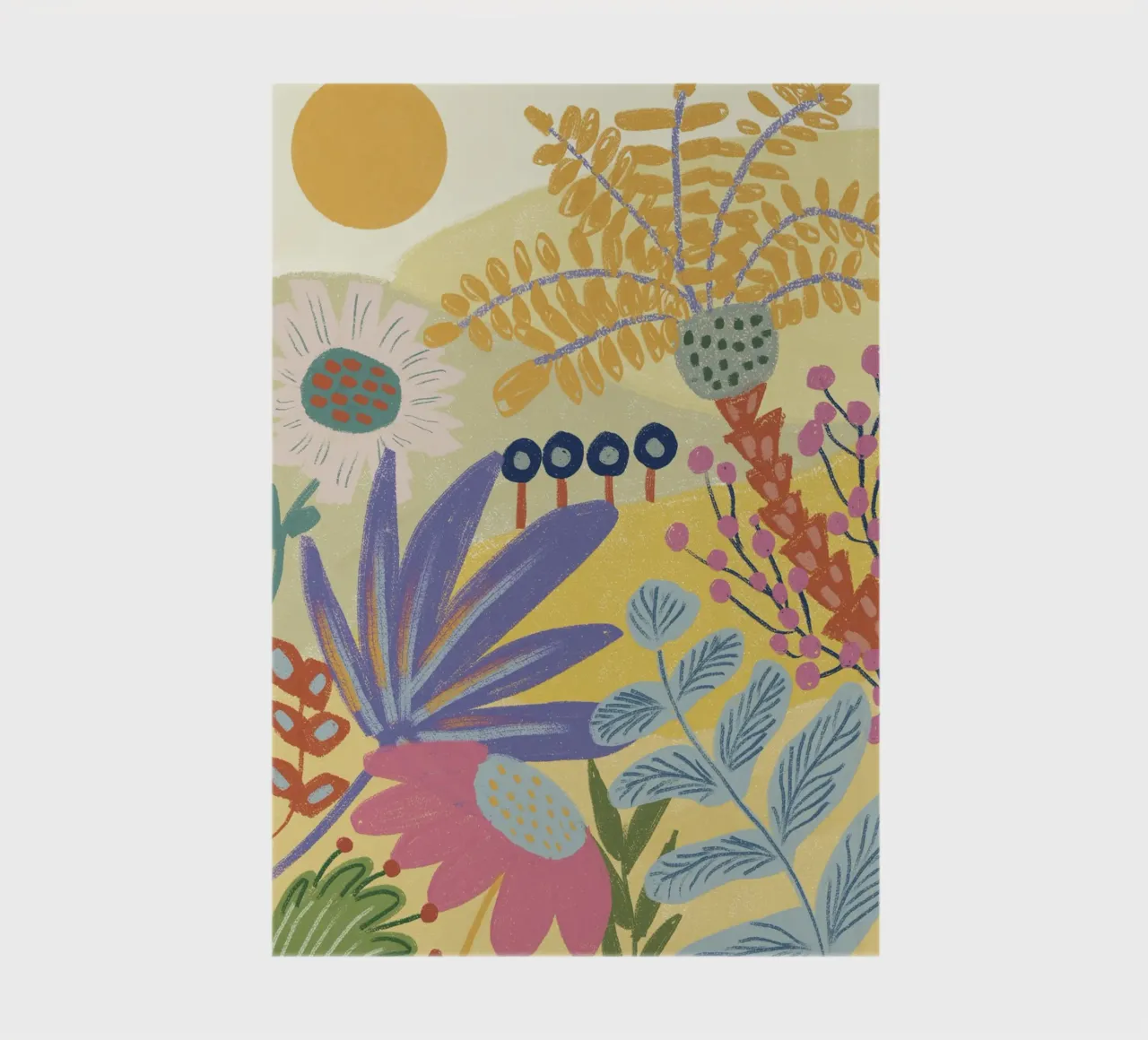 Colourful garden notebook by hej malu