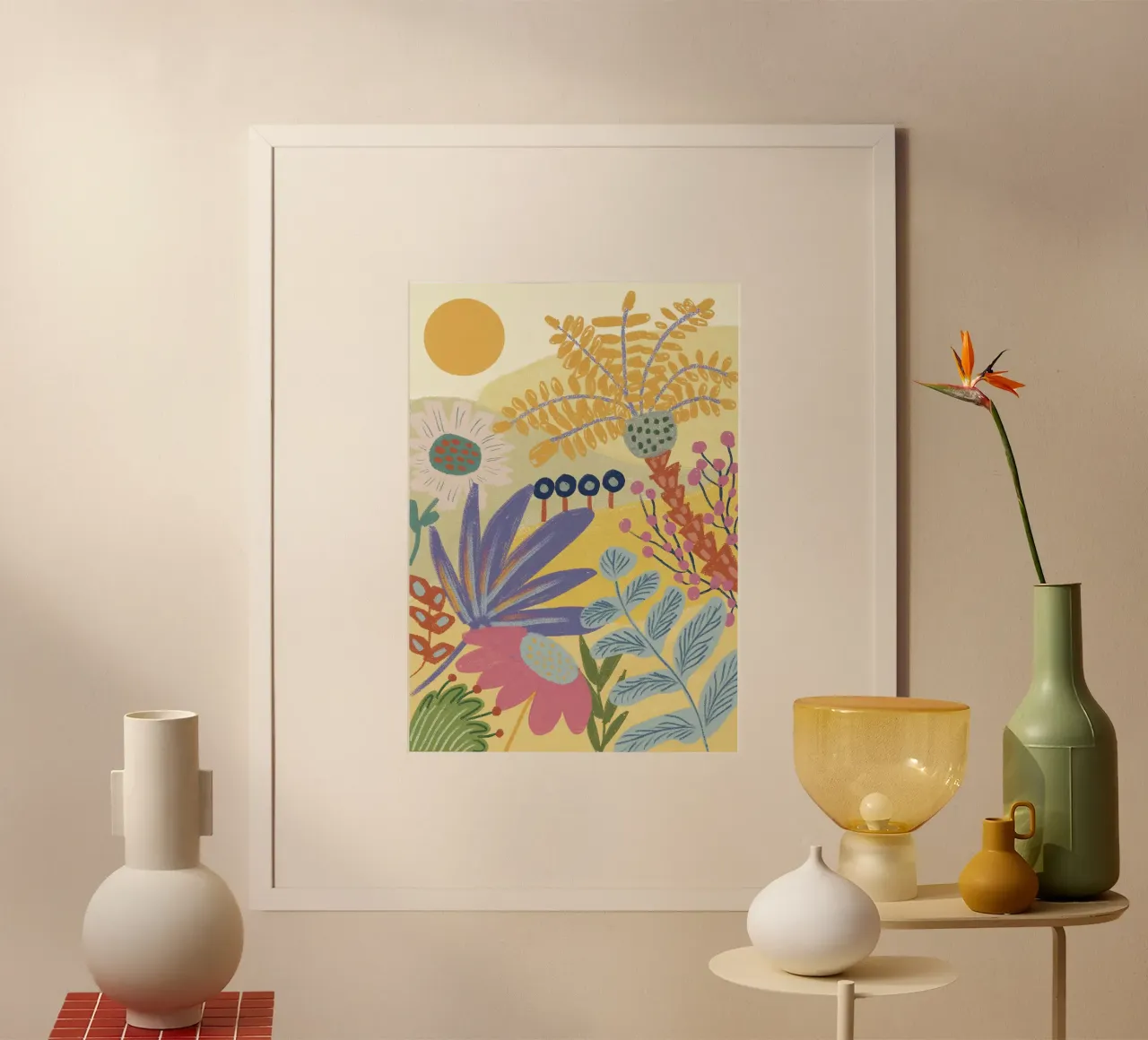 Giardino colorato poster da hej malu