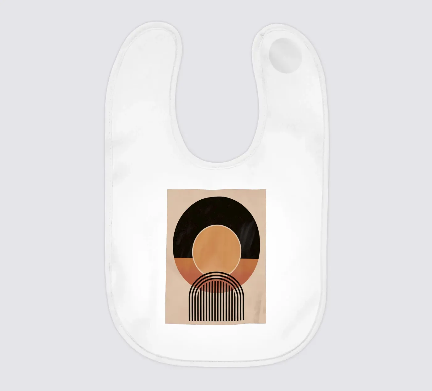 Cerchi e linee astratte bavaglino da Whole©