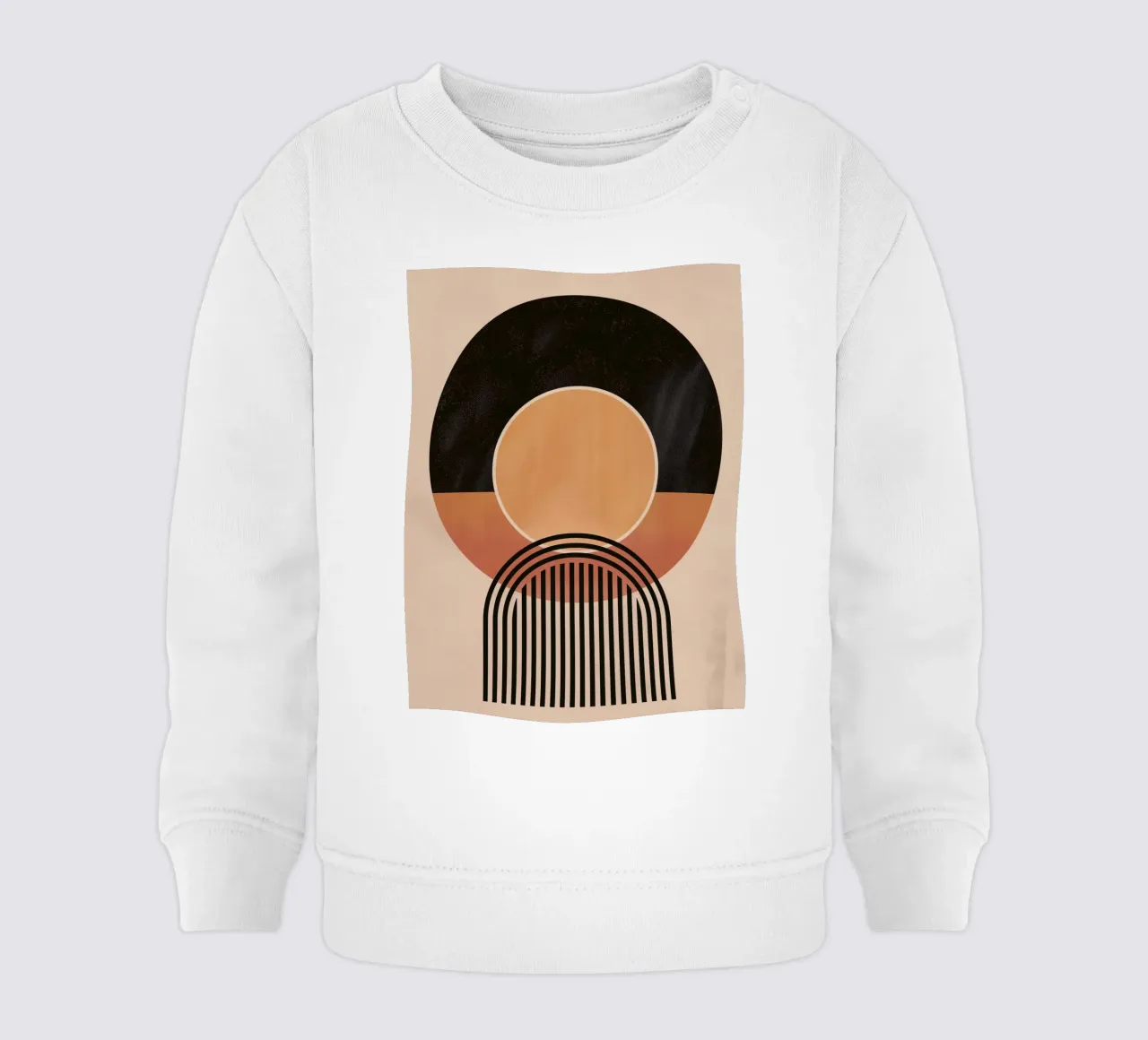 Cerchi e linee astratte felpa neonato da Whole©