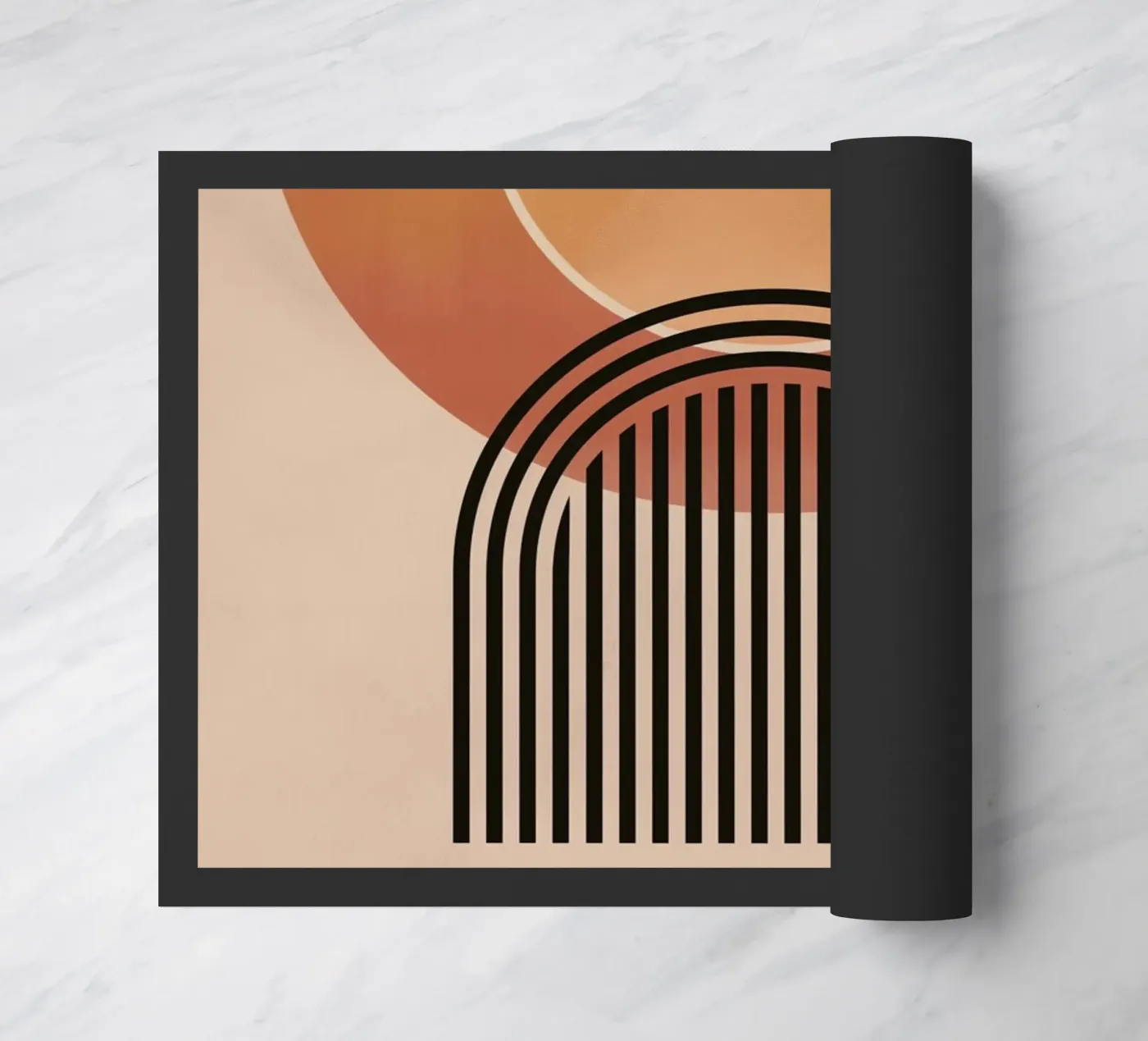 Cerchi e linee astratte zerbino da Whole©