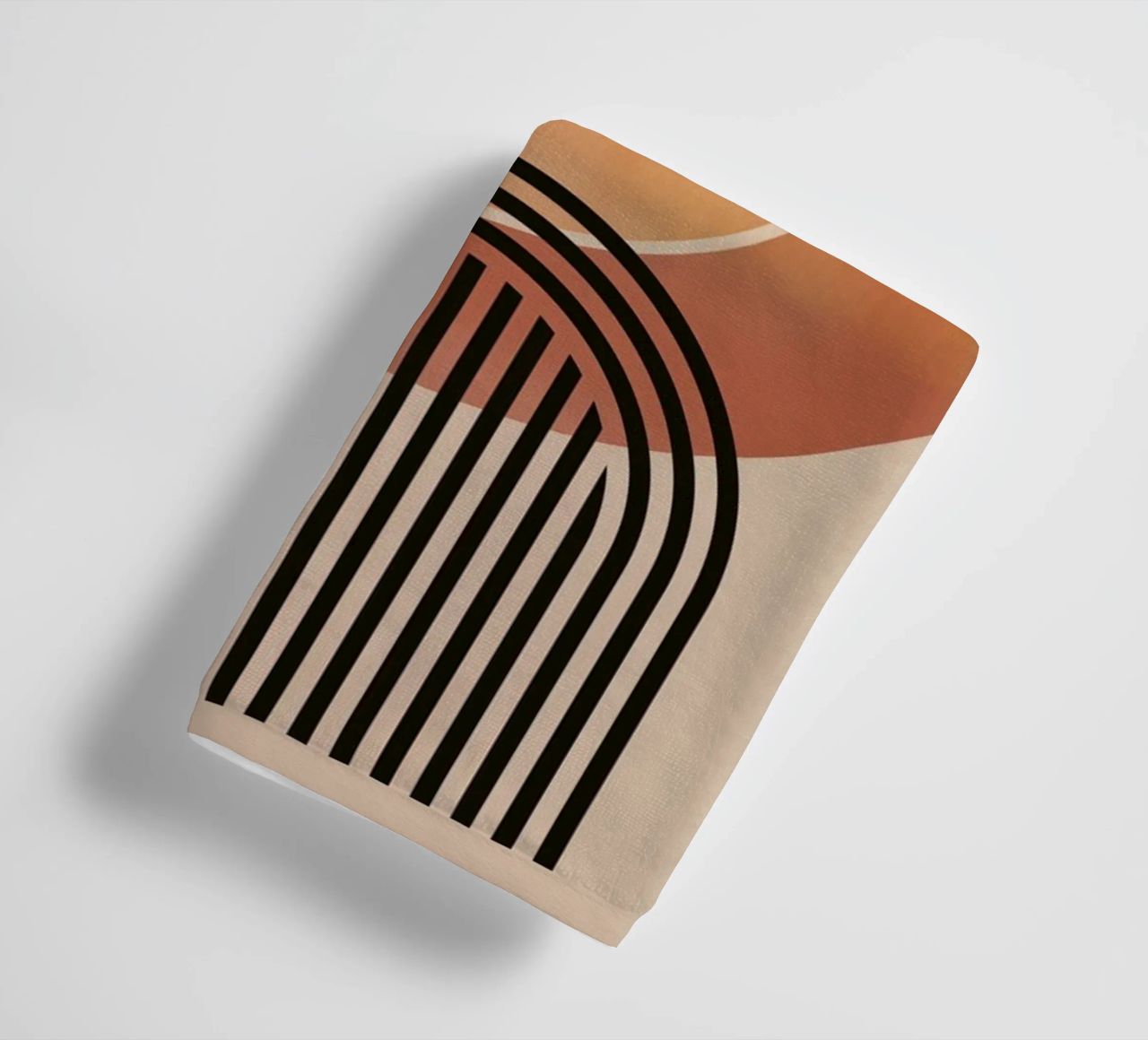 Abstract circles & lines towel by Whole©
