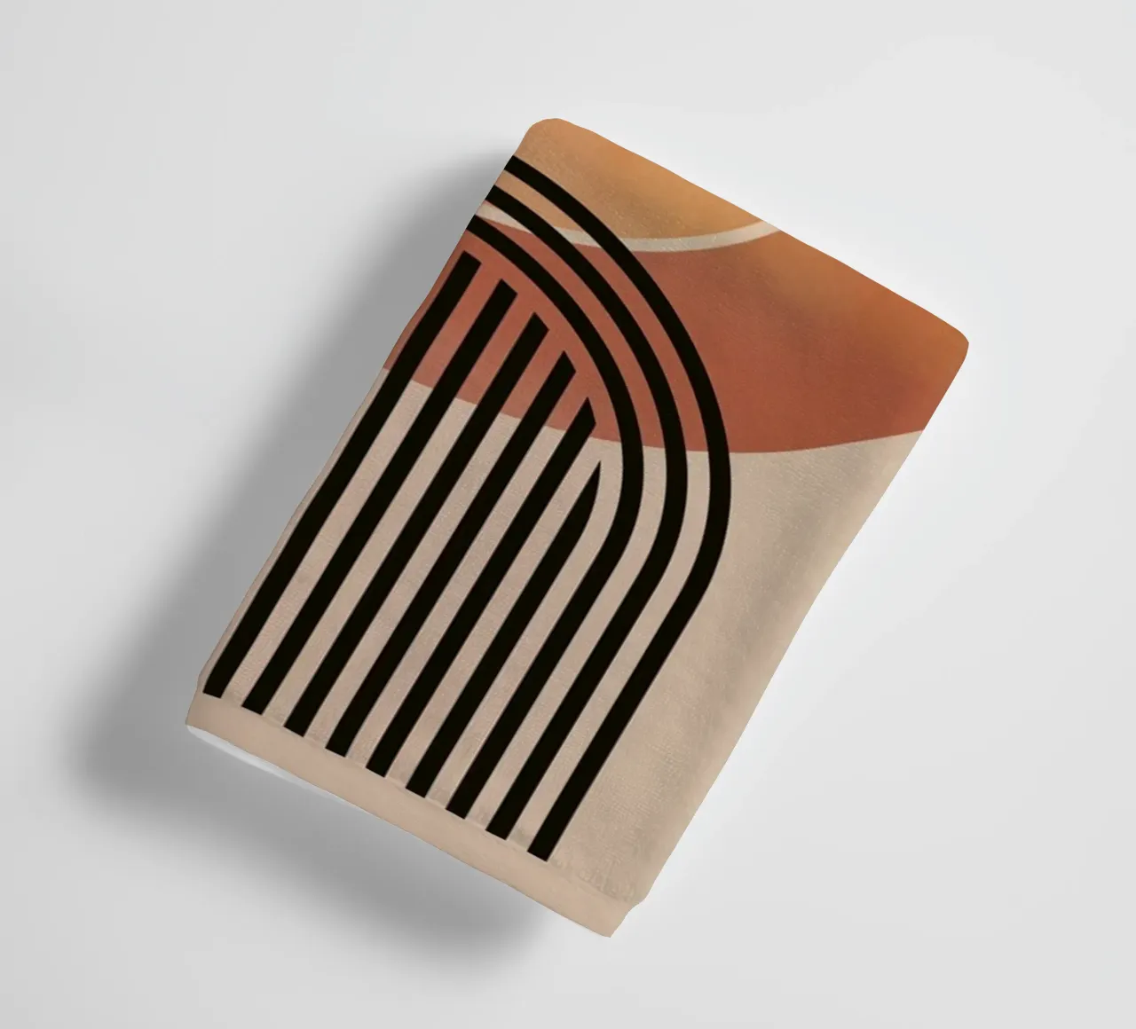 Cercles et lignes abstraits serviette de bain de Whole©