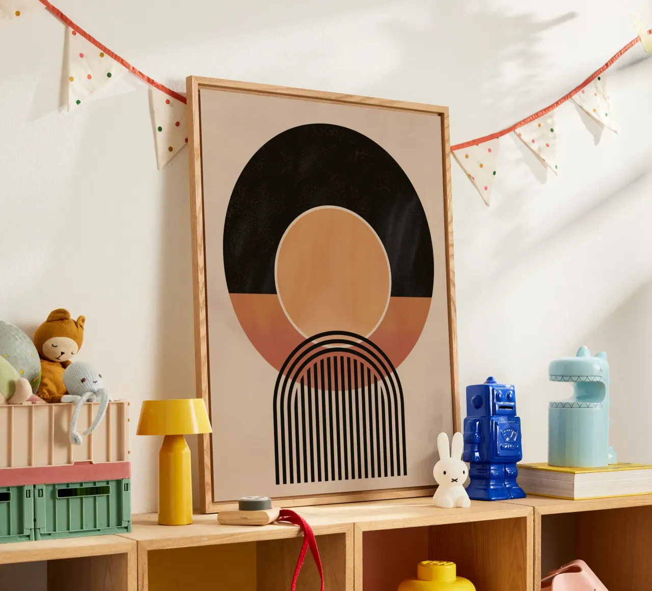 Cerchi e linee astratte plexiglass da Whole©