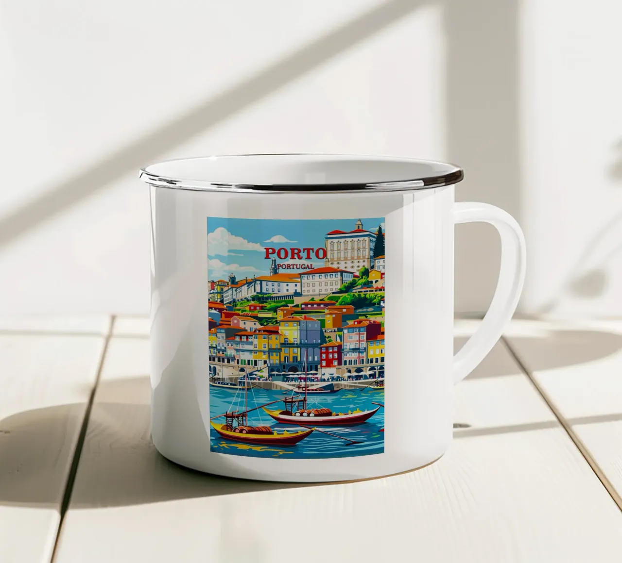 Porto Portugal tazza in smalto da Travelstudio