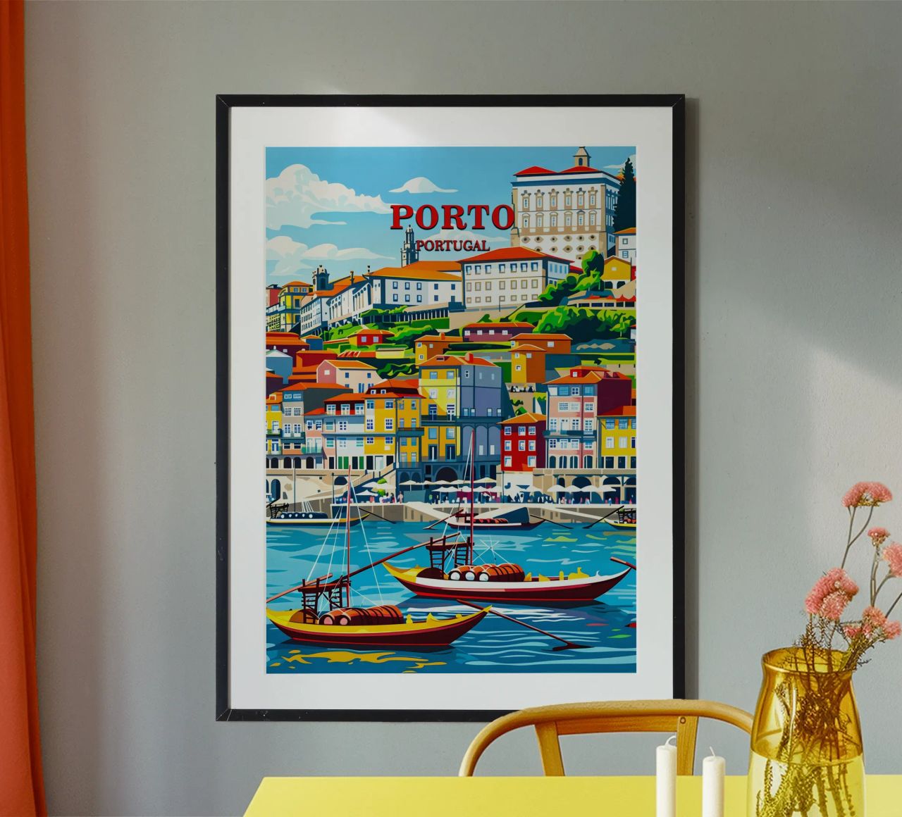 Porto Portugal poster de Travelstudio