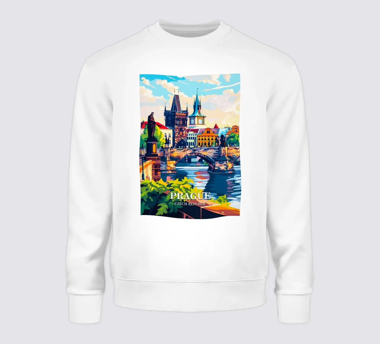 Prague Czech Republic felpa da Travelstudio