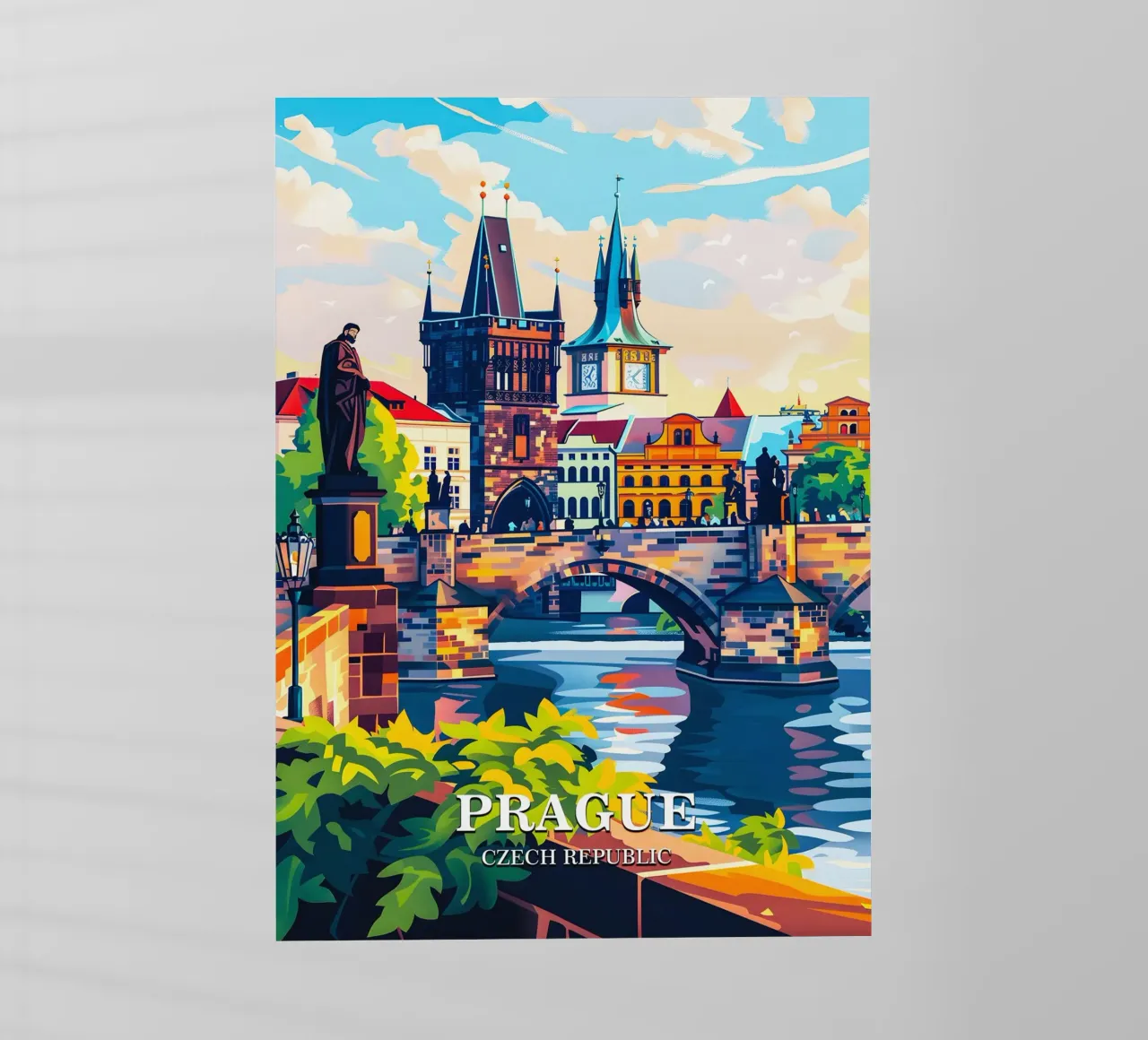 Prague Czech Republic pellicola backlit da Travelstudio