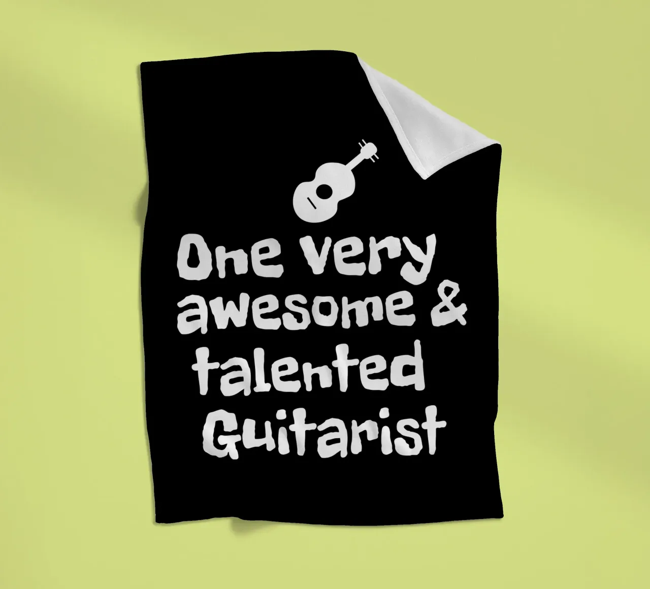 One very awesome and talented guitarist coperta in pile da happieeagle