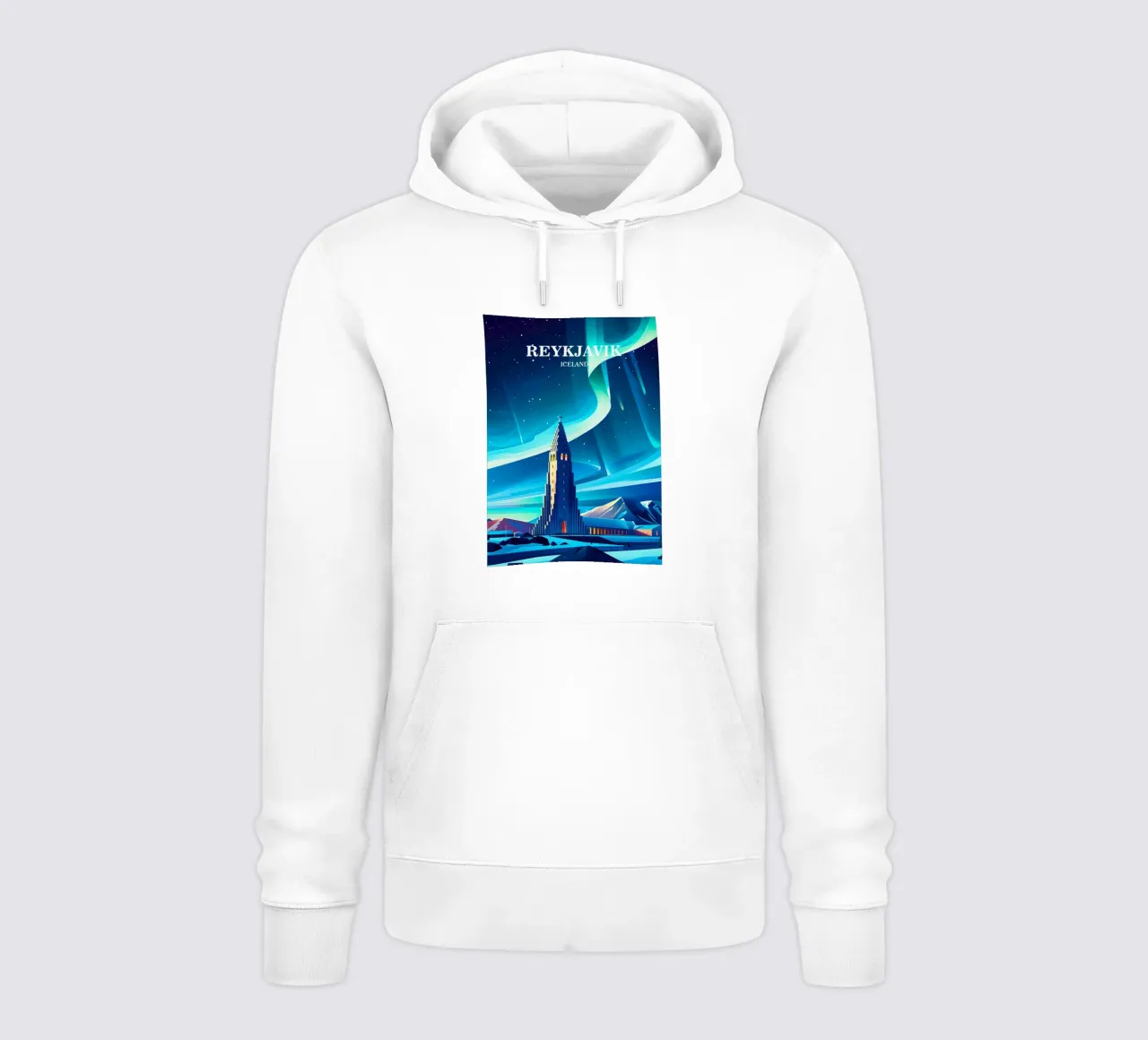 Reykjavik Iceland hoodie by Travelstudio