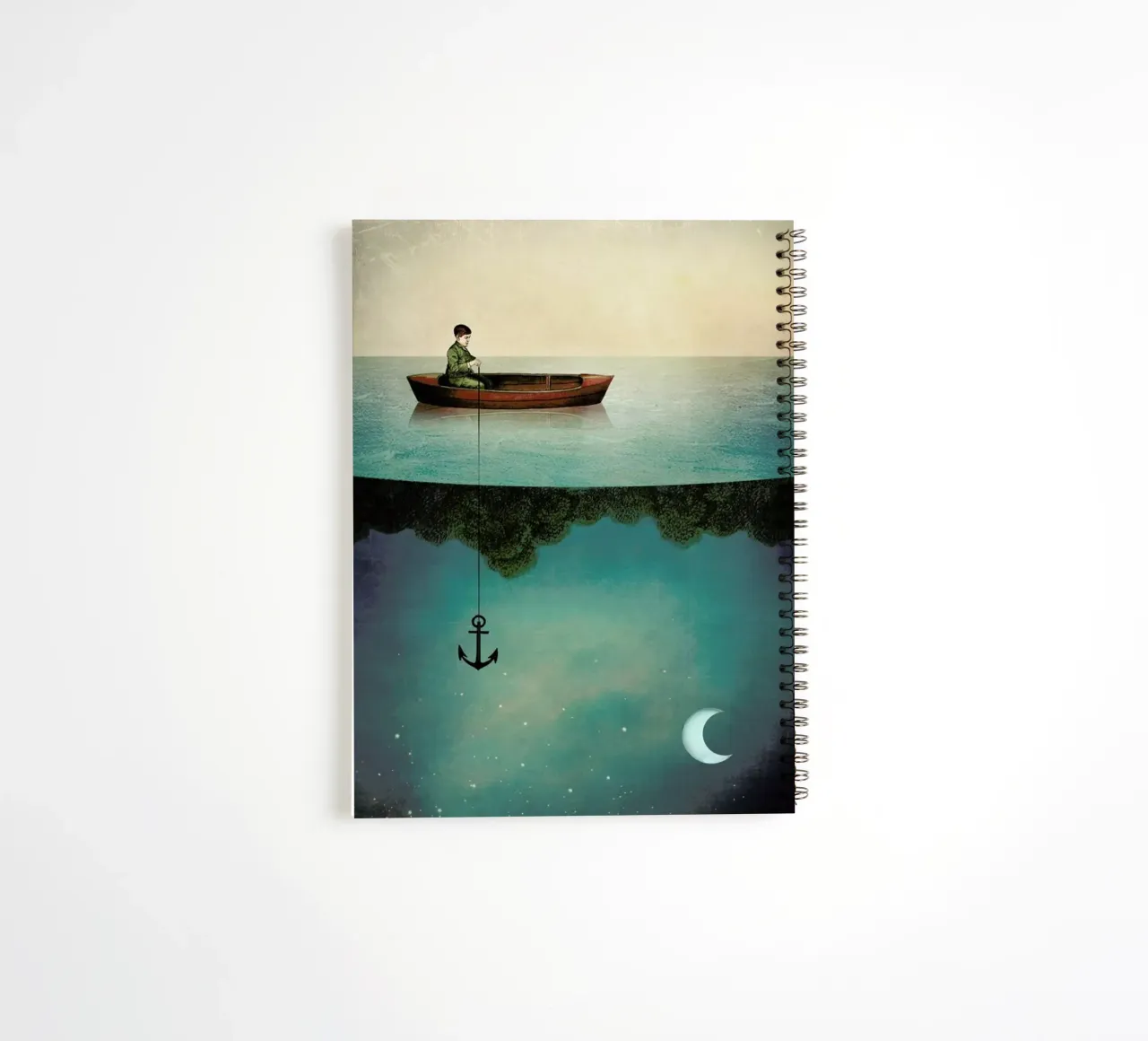 Entering Dreamland spiral notebook by Catrin Welz-Stein