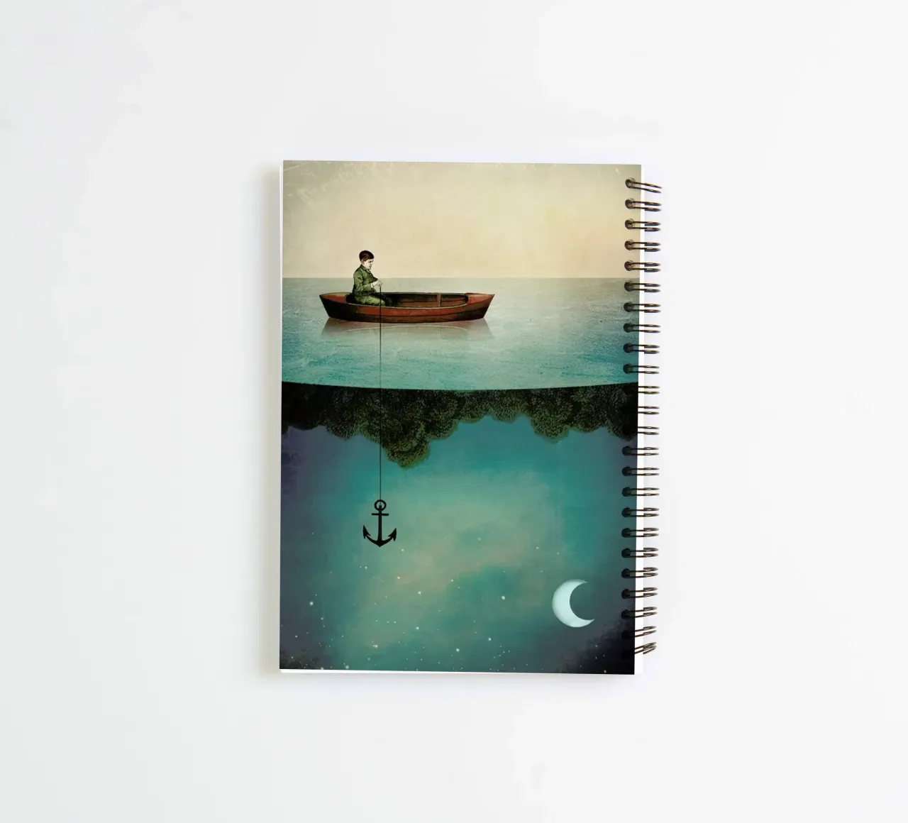 Entering Dreamland spiral notebook by Catrin Welz-Stein