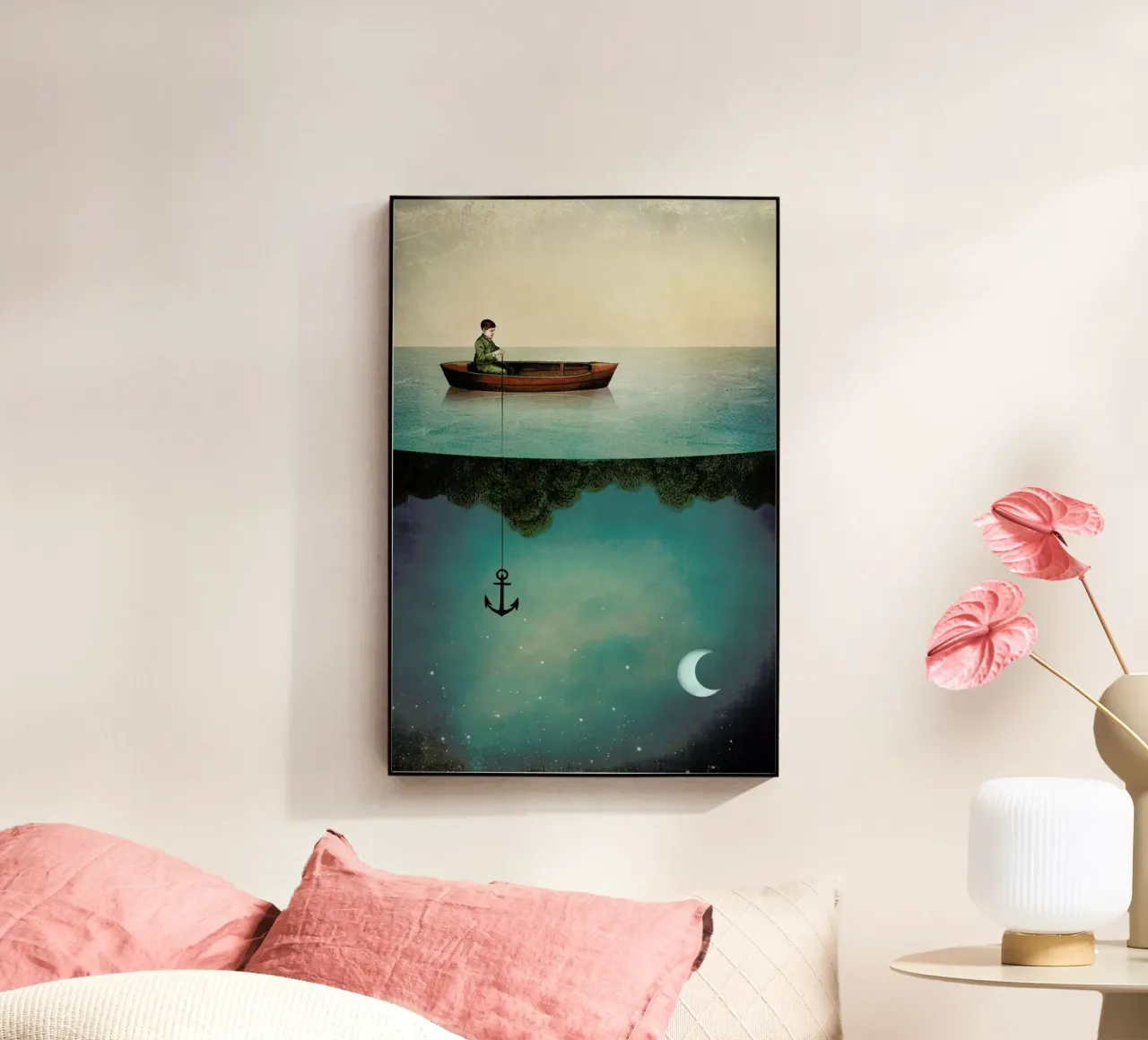 Entering Dreamland acrylic glass by Catrin Welz-Stein