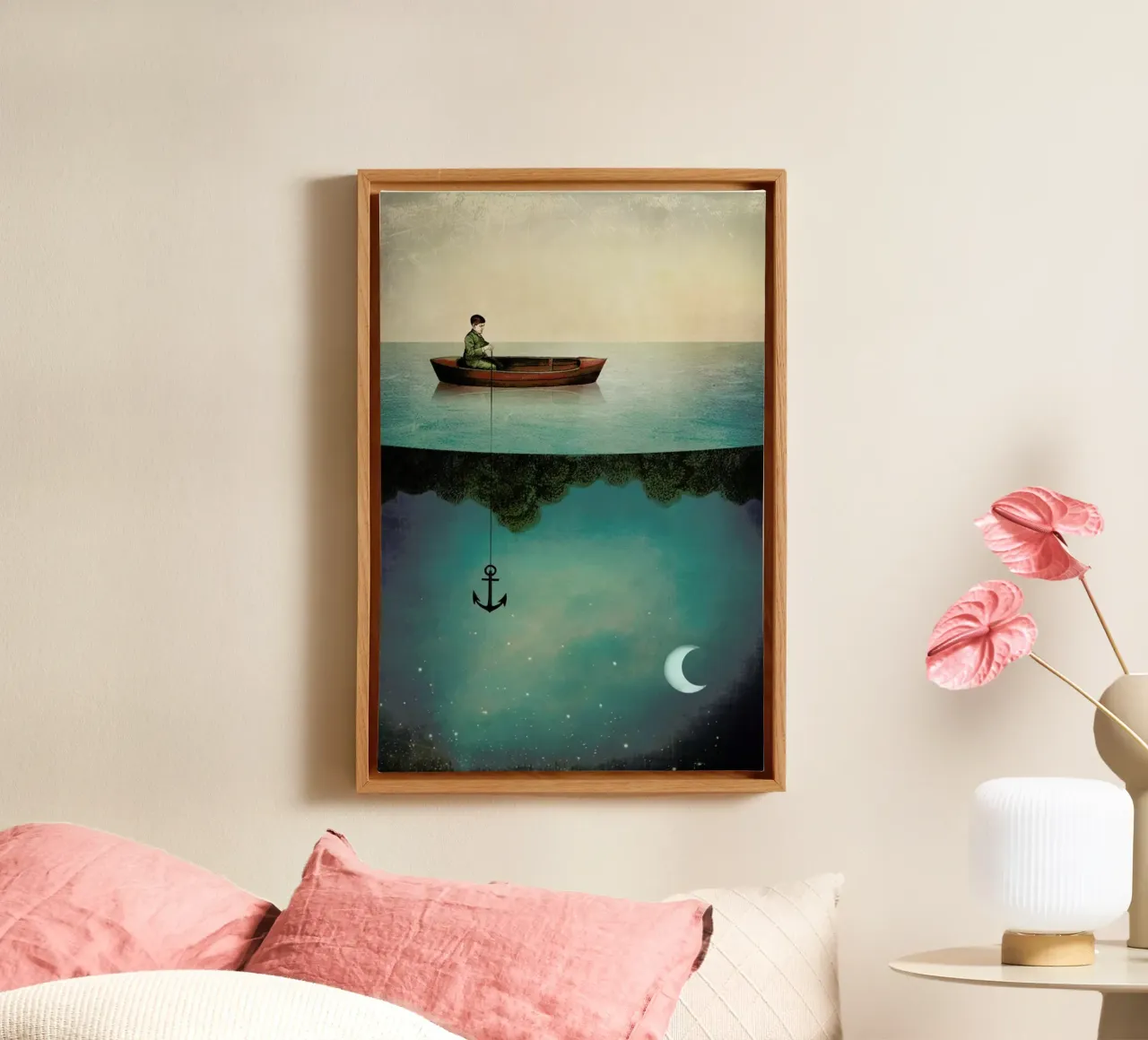 Entering Dreamland canvas by Catrin Welz-Stein