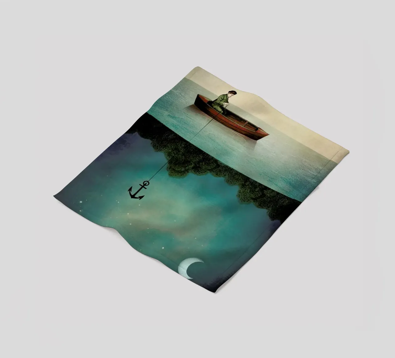 Entering Dreamland fleece blanket by Catrin Welz-Stein