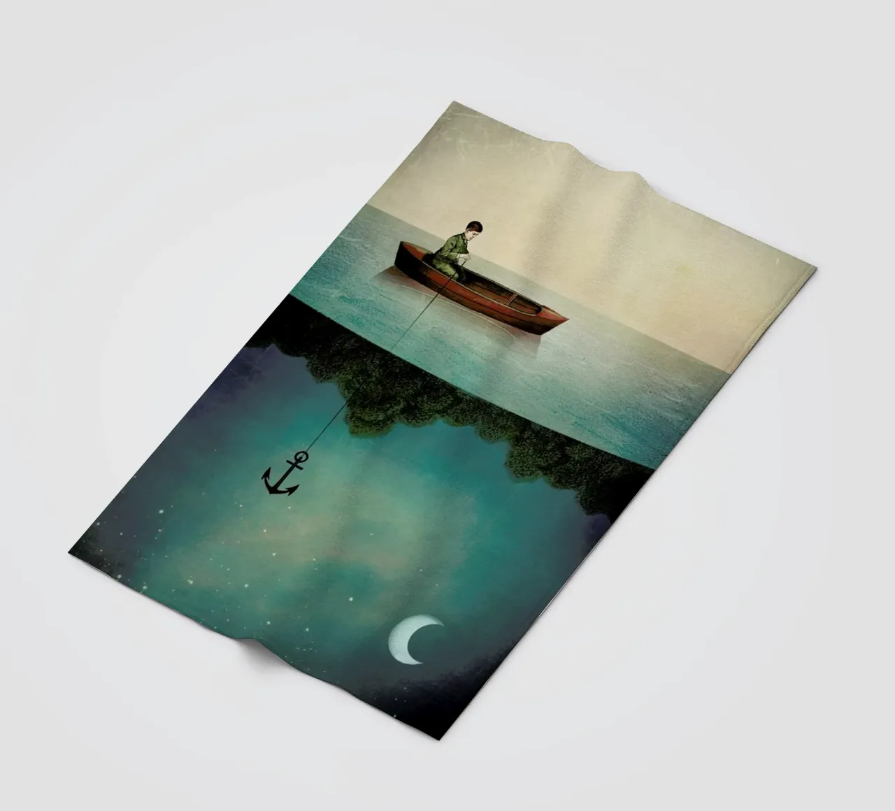 Entering Dreamland fleece blanket by Catrin Welz-Stein