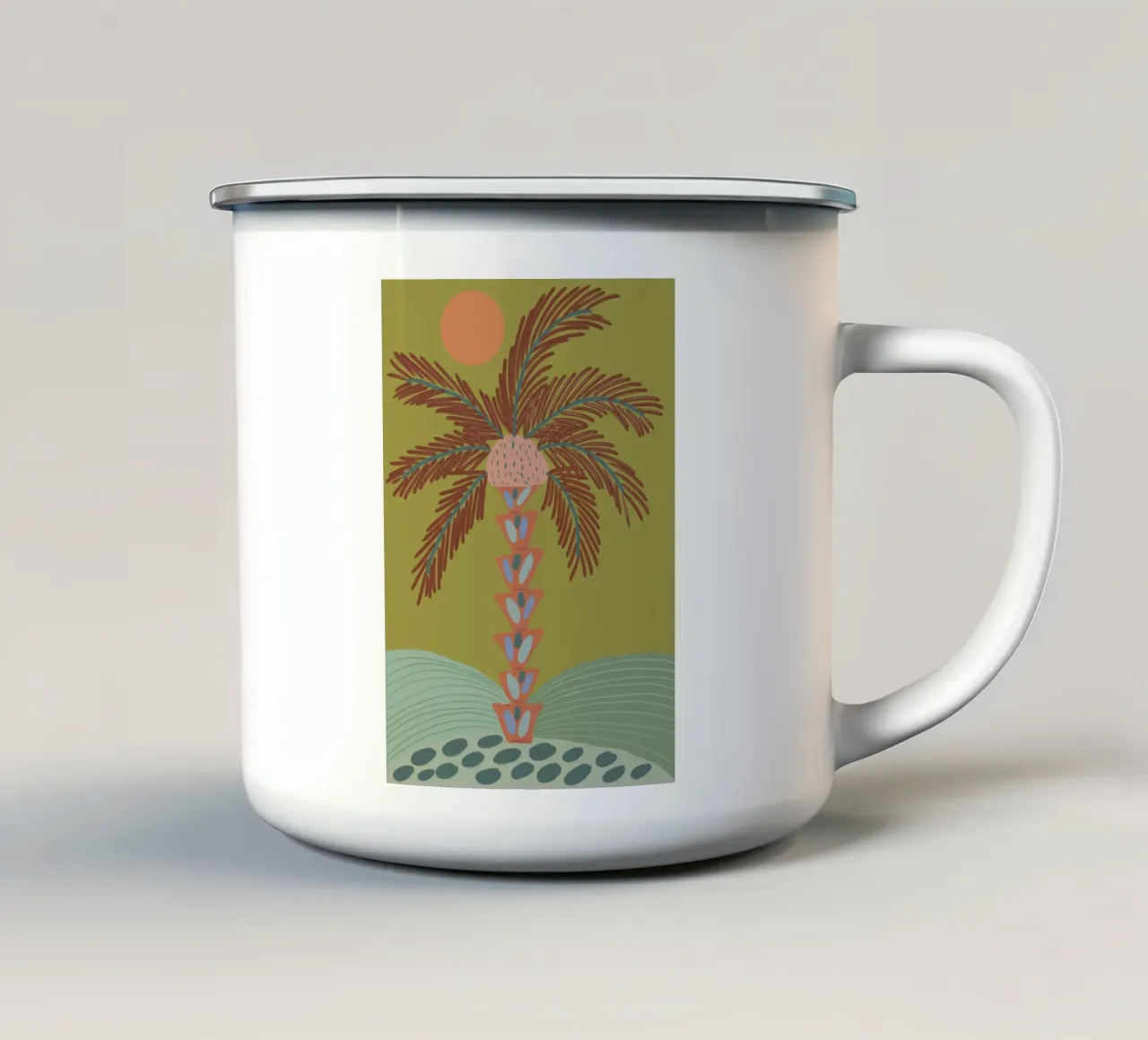 Amore di palma tazza in smalto da hej malu
