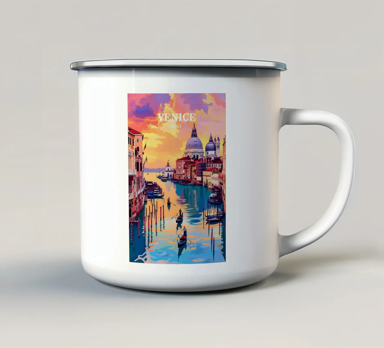 Venice Italy tazza in smalto da Travelstudio