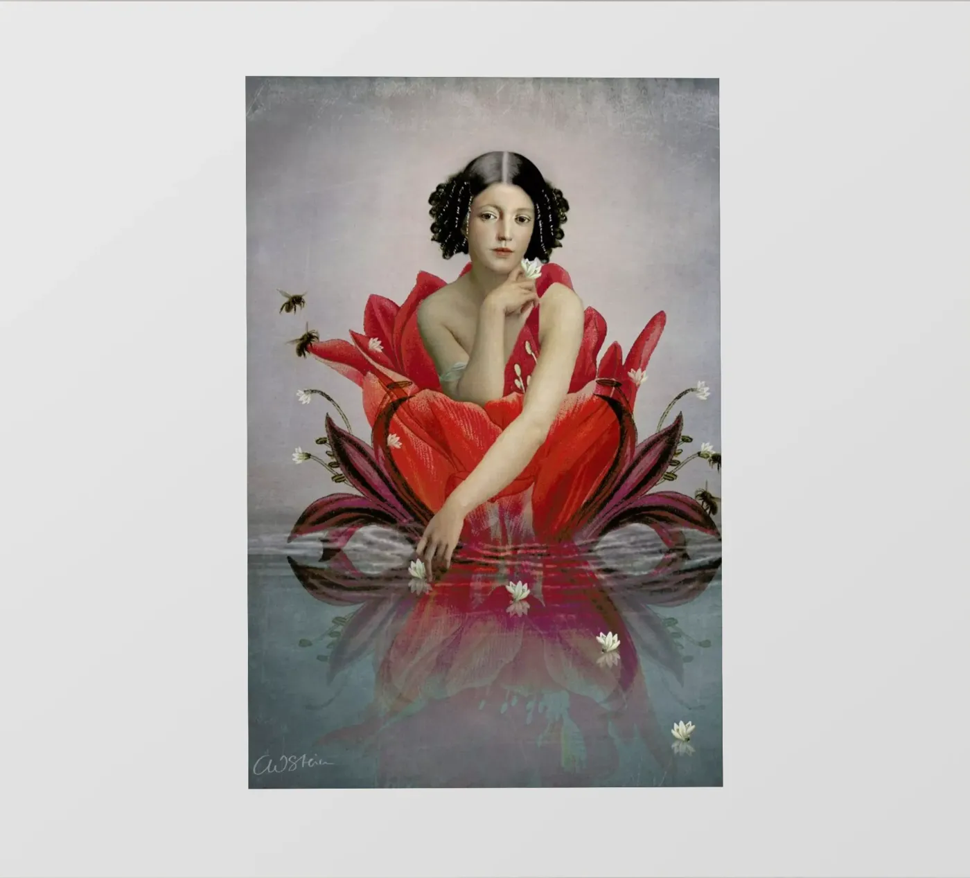 Floating Flower pellicola backlit da Catrin Welz-Stein