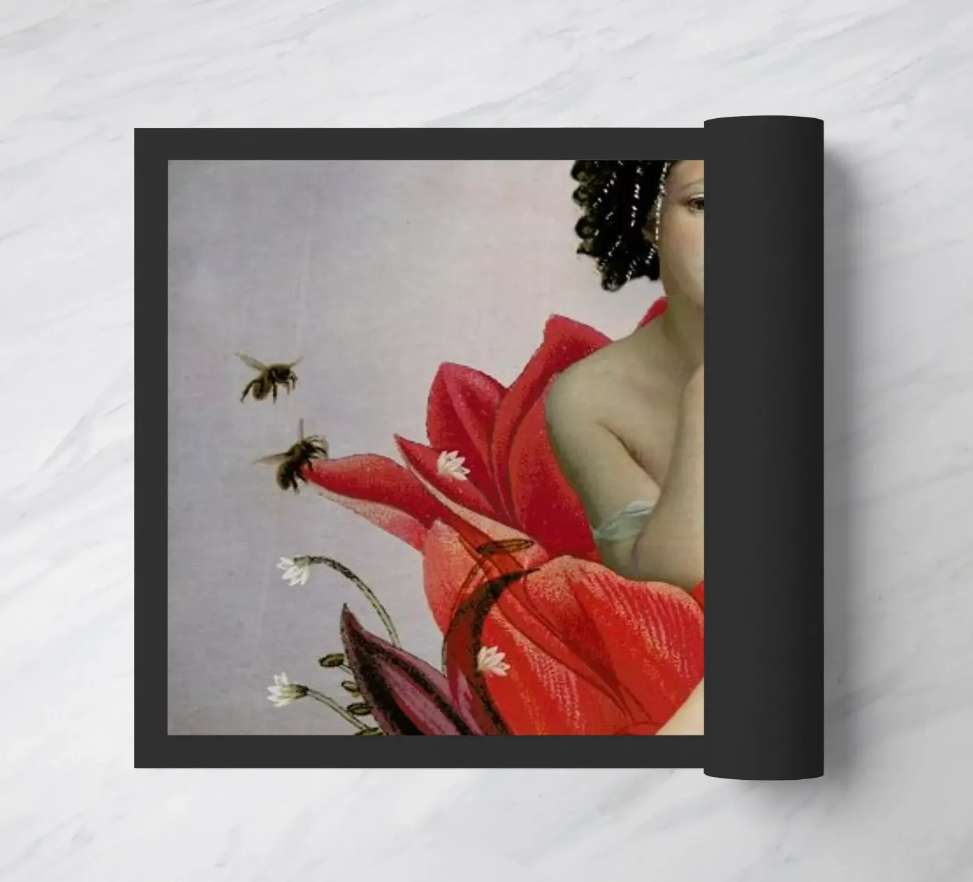 Floating Flower doormat by Catrin Welz-Stein