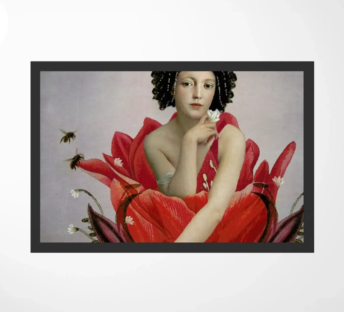 Floating Flower doormat by Catrin Welz-Stein