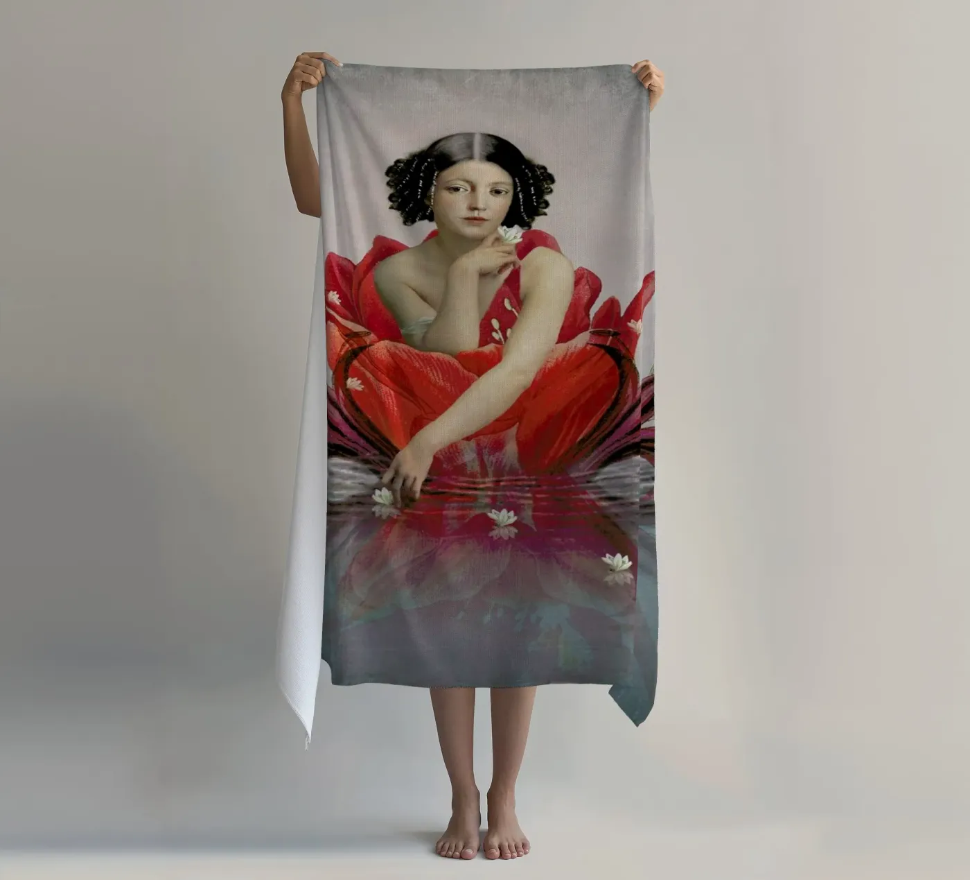 Floating Flower telo mare da Catrin Welz-Stein